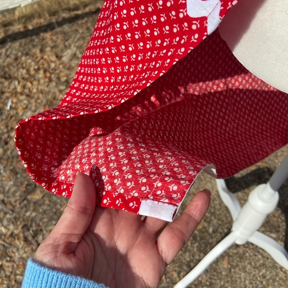 Vintage | Cottagecore Calico Rick Rack Apron - Picture 4 of 15